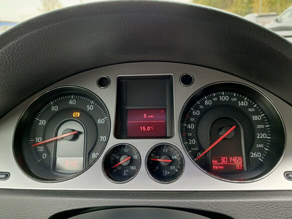 2008 Volkswagen Passat B6, чёрный - вид 12