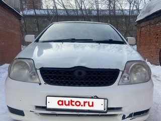 2001 Toyota Corolla IX (E120, E130), белый, 550000 рублей, вид 2