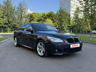 2007 BMW 5 серии 525i V (E60/E61) Рестайлинг, синий, 1120000 рублей, вид 3