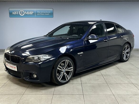 2014 BMW 5 серии 520i VI (F10/F11/F07) Рестайлинг, синий, 2000000 рублей