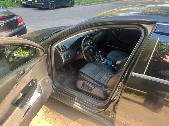 2008 Volkswagen Passat B6, чёрный, 410000 рублей - вид 5