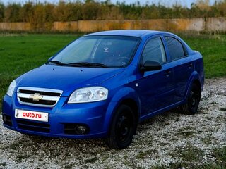 2011 Chevrolet Aveo I Рестайлинг, синий, 390000 рублей, вид 1