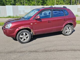 2007 Hyundai Tucson I, красный, 630000 рублей, вид 3
