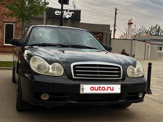 2009 Hyundai Sonata ТагАЗ IV (EF) Рестайлинг, чёрный, 595000 рублей, вид 1