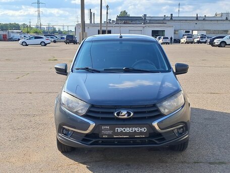 2019 Lada (ВАЗ) Granta I Рестайлинг, серый, 330000 рублей, вид 2