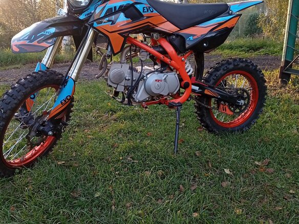 2023 Kayo Evolution YX125EM, оранжевый, 90000 рублей - вид 2