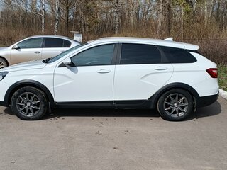 2019 Lada (ВАЗ) Vesta SW Cross I, белый, 1200000 рублей, вид 4