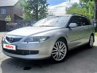 2006 Mazda 6 I (GG) Рестайлинг, серебристый, 640000 рублей, вид 1