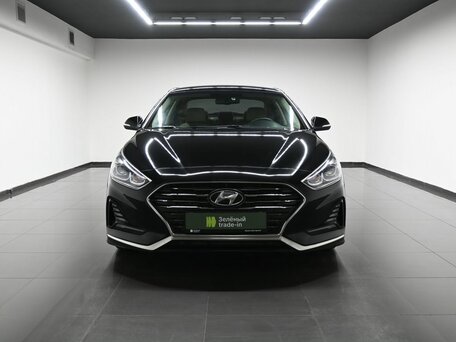 2017 Hyundai Sonata VII (LF) Рестайлинг, чёрный, 1850000 рублей, вид 3