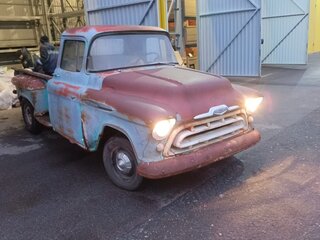 1957 Chevrolet Apache, голубой, 4136161 рублей, вид 2
