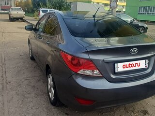 2011 Hyundai Solaris I, чёрный, 610000 рублей, вид 4