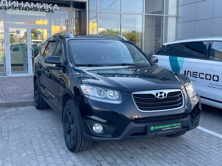2011 Hyundai Santa Fe II Рестайлинг, чёрный, 1245000 рублей, вид 3
