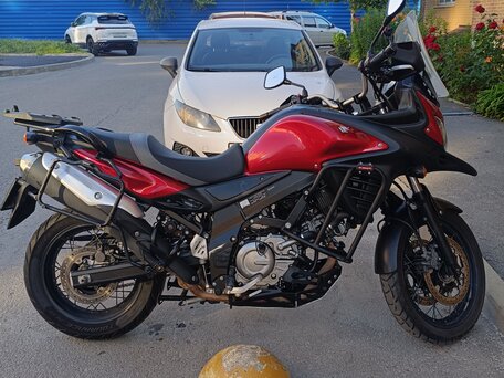 2015 Suzuki V-Strom DL 650, красный, 450000 рублей, вид 1