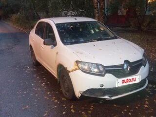 2018 Renault Logan II Рестайлинг, белый, 340000 рублей, вид 1