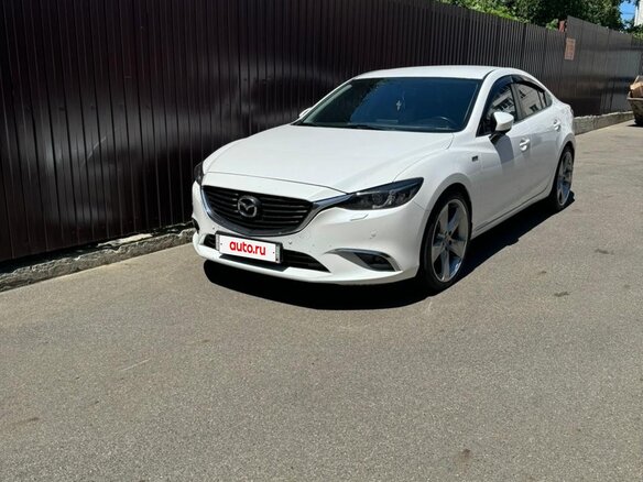 2018 Mazda 6 III (GJ) Рестайлинг, белый, 2200000 рублей