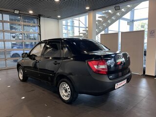 2012 Lada (ВАЗ) Granta I, чёрный, 170000 рублей, вид 5