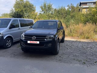 2013 Volkswagen Amarok I, чёрный, 1595000 рублей, вид 2