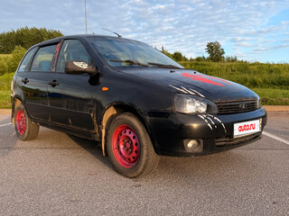 2011 Lada (ВАЗ) Kalina I, чёрный, 125000 рублей, вид 1