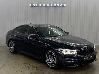2017 BMW 5 серии 540i xDrive VII (G30/G31/G38), чёрный, 3677000 рублей, вид 3