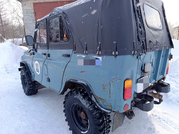 1996 УАЗ 31512, голубой, 330000 рублей - вид 6