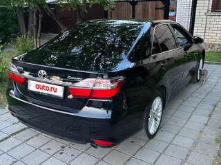 2015 Toyota Camry VII (XV50) Рестайлинг, чёрный, 2285000 рублей, вид 3