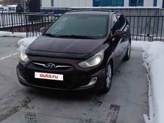 2011 Hyundai Solaris I, фиолетовый, 890000 рублей, вид 2
