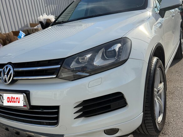 2012 Volkswagen Touareg II, белый, 1750000 рублей - вид 9