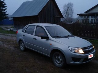 2015 Lada (ВАЗ) Granta I, серебристый, 600000 рублей, вид 2