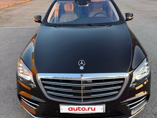 2018 Mercedes-Benz S-Класс 560 Long VI (W222, C217) Рестайлинг, чёрный, 8000000 рублей, вид 3