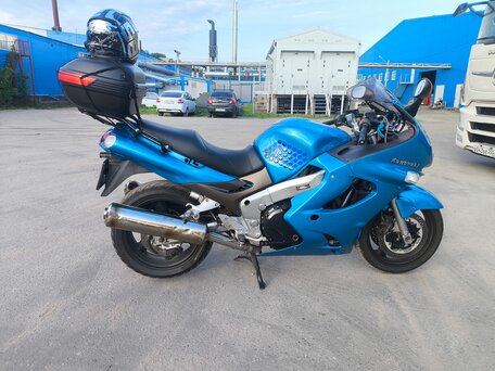 2005 Kawasaki ZZR 1200, синий, 400000 рублей, вид 4