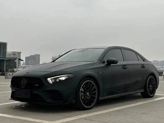 2022 Mercedes-Benz A-Класс 180 Long IV (W177), чёрный, 1796027 рублей, вид 3