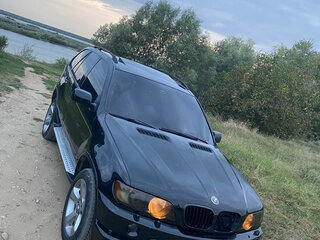2001 BMW X5 4.4i I (E53), чёрный, 700000 рублей, вид 1