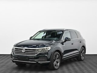 2019 Volkswagen Touareg III, синий, 4945000 рублей, вид 3