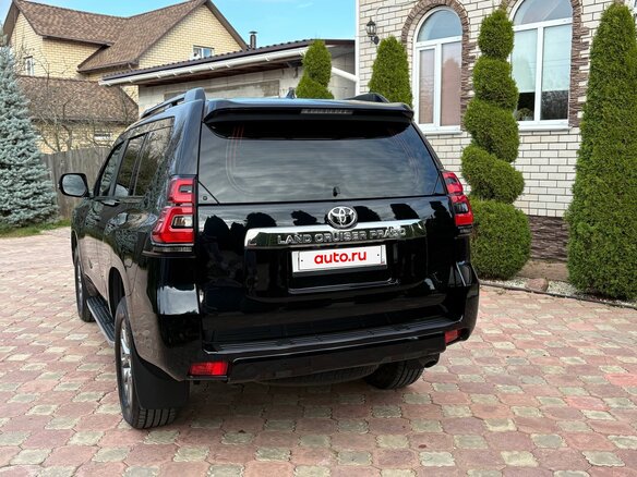 2019 Toyota Land Cruiser Prado 150 Series Рестайлинг 2, чёрный, 5200000 рублей - вид 7