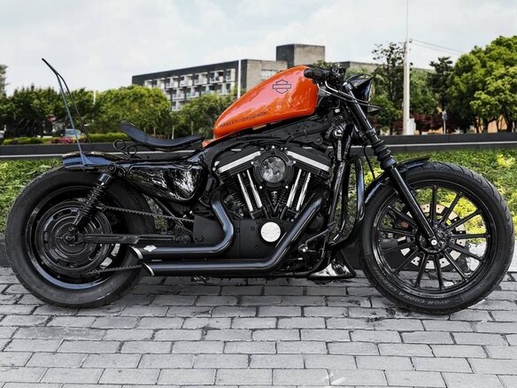 2012 Harley-Davidson Sportster 883, чёрный, 1400000 рублей - вид 2