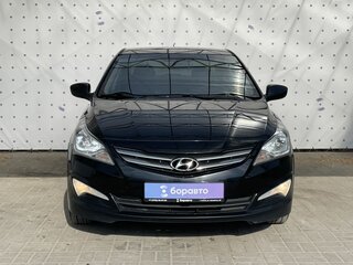 2014 Hyundai Solaris I Рестайлинг, чёрный, 990000 рублей, вид 3