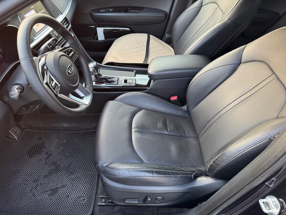 2019 Kia Optima IV Рестайлинг, синий, 1855000 рублей - вид 13