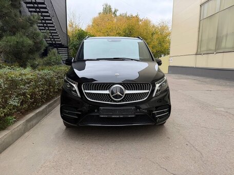 2023 Mercedes-Benz V-Класс Long 300 d длинный III (W447) Рестайлинг, чёрный, 9400000 рублей, вид 3