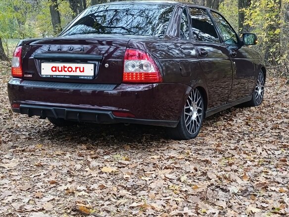 2012 Lada (ВАЗ) Priora I, пурпурный, 430000 рублей - вид 3