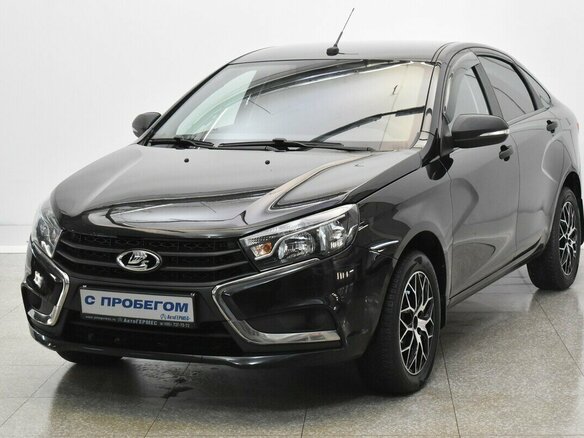 2021 Lada (ВАЗ) Vesta I, чёрный, 1170000 рублей