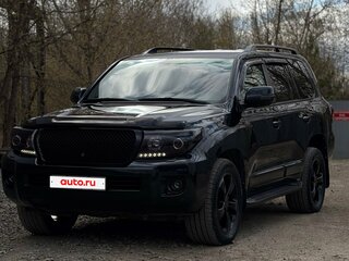 2013 Toyota Land Cruiser 200 Series Рестайлинг 1, чёрный, 4200000 рублей, вид 2