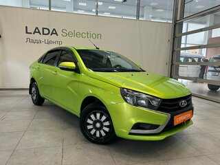 2016 Lada (ВАЗ) Vesta I, зелёный, 650000 рублей, вид 2