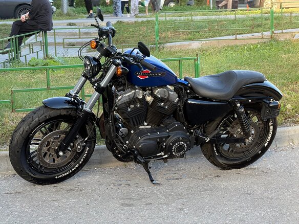 2019 Harley-Davidson Forty-Eight, синий, 1100000 рублей - вид 7