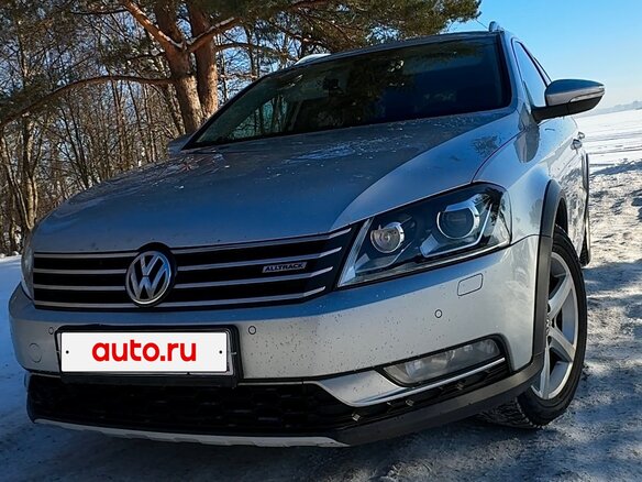 2013 Volkswagen Passat Alltrack B7, серебристый - вид 6