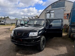 2007 Nissan Patrol V (Y61) Рестайлинг, чёрный, 2500000 рублей, вид 1