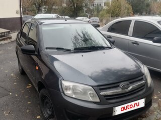 2015 Lada (ВАЗ) Granta I, серебристый, 350000 рублей, вид 2