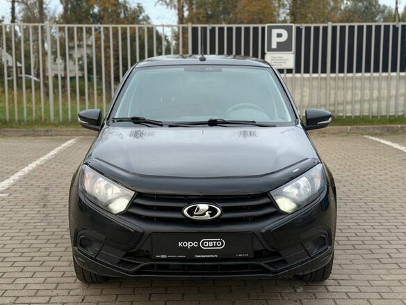 2022 Lada (ВАЗ) Granta I Рестайлинг, чёрный, 720000 рублей - вид 1