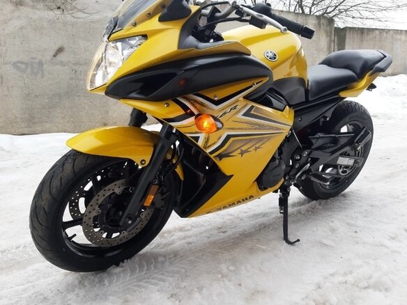2009 Yamaha XJ6 (FZ6R), жёлтый, 550000 рублей - вид 11