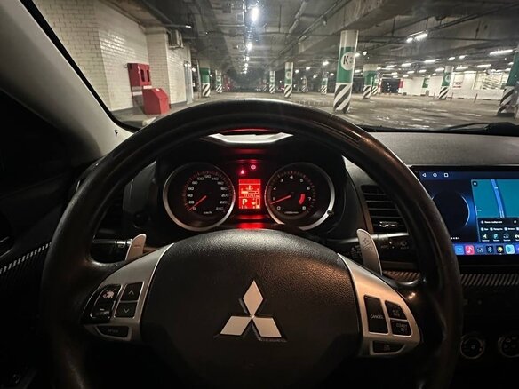 2008 Mitsubishi Lancer X, серый, 1600000 рублей - вид 14