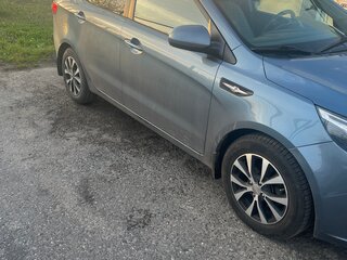 2013 Kia Rio III, голубой, 750000 рублей, вид 4